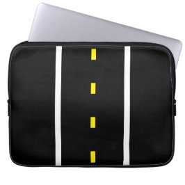 Two Lane Road Tablet Case (Black & White) ラップトップスリーブ