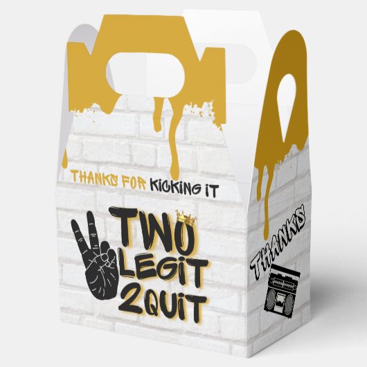 Two Legitレトロ90のヒップホップ第2の誕生日の写真 フェイバーボックス (オープン)