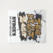 Two Legit 2やめる 背景 タペストリー (正面(横))