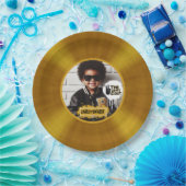 Two Legit 2 やめnd Birthday金ゴールド記録写真 ペーパープレート (パーティー)