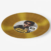 Two Legit 2 やめnd Birthday金ゴールド記録写真 ペーパープレート (アングル)