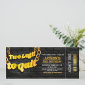 Two Legit Two やめ - 2回目の誕生日 招待状 (スタンド正面)