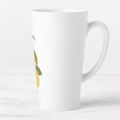 Two Lemons with Green Leaves | Fresh Citrus カフェラテマグ (右)
