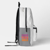 Two little and cute bees プリントバックパック (左)