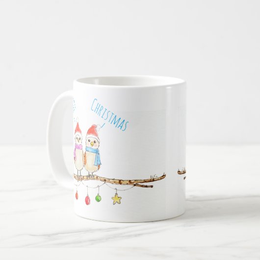 Two Little Birds  コーヒーマグカップ (正面左)