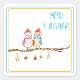 Two Little Birds  スクエアシール