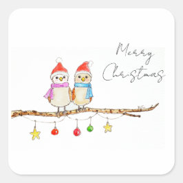 Two Little Birds  スクエアシール