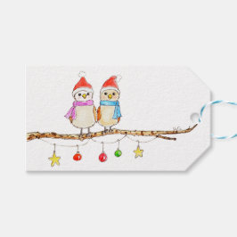 Two Little Birds On A Branch ギフトタグ