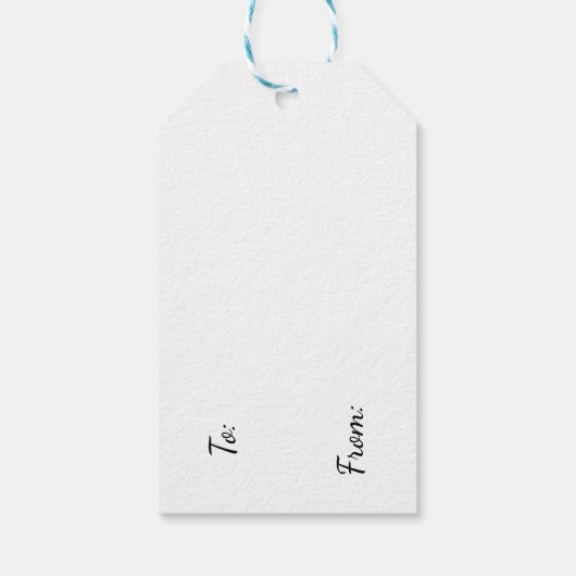 Two Little Birds On A Branch ギフトタグ (裏面)