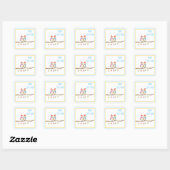 Two Little Birds  Square Sticker スクエアシール (シート)