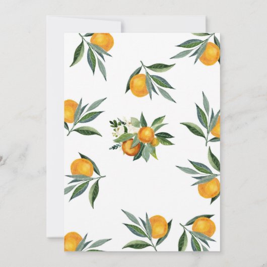 Two Little Cuties Baby Shower Invitation 招待状 (裏面)