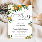 Two Little Cuties Baby Shower Invitation 招待状