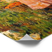 Two Little Italian Girls by a Village ポスター (角)