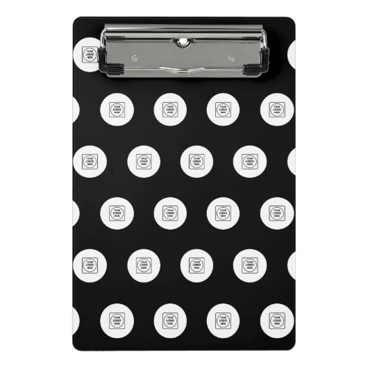 Two Logo Step Repeat Mini clipboard ミニクリップボード (正面)