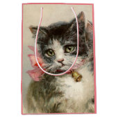 Two lovely Victorian kittens ミディアムペーパーバッグ (正面)