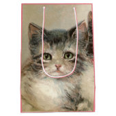 Two lovely Victorian kittens ミディアムペーパーバッグ (裏面)