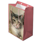 Two lovely Victorian kittens ミディアムペーパーバッグ (裏面アングル)