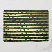 Two Lucky 2nd Birthday Photo Thank 実在 You  箔招待状 (裏面)