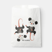 Two Lying Opossums, Custom Birthday Date フェイバーバッグ (正面)