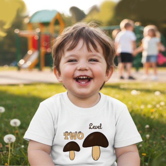 Two mashrooms ベビーボディスーツ