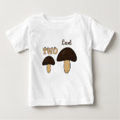 Two mashrooms ベビーTシャツ (正面)