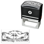 Two Mermaids #2 Library Book Nameイニシャル セルフインキングスタンプ (インサイチュ)