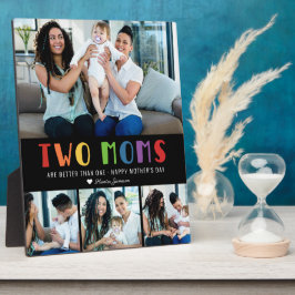 Two Moms Are Better Than One | 母の日フォト フォトプラーク