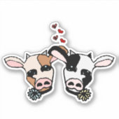Two Moo Cows シール (正面)