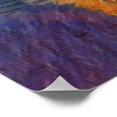 Two mute swans in the water lily pond [Poster] ポスター (角)