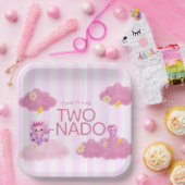 Two-Nado 誕生日、2歳の誕生日パーティー、竜巻 ペーパープレート (パーティー)