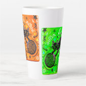 Two Neon Cat カフェラテマグ (正面)