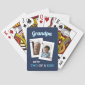 Two of a kind |グランドパ&チャイルドフォト トランプ (裏面)