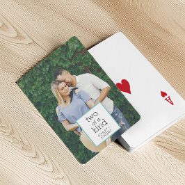 Two of a kind |婚約の写真または結婚式の引き出物 トランプ