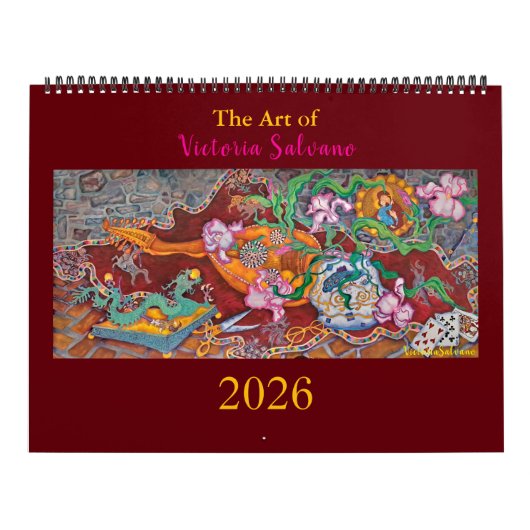 Two Page MediumCalendar, White Calendar カレンダー (カバー)