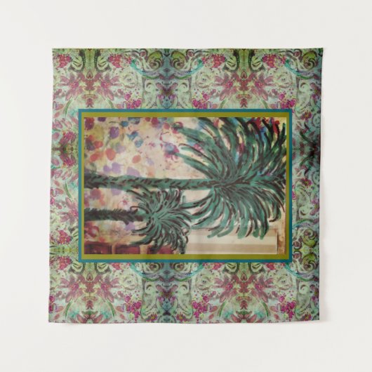 Two Palm Trees タペストリー (正面(横))