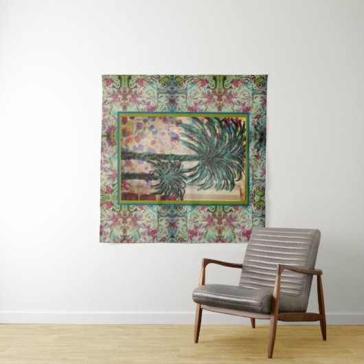 Two Palm Trees タペストリー (インサイチュ(横))