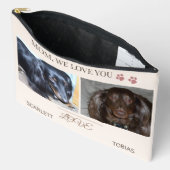 Two Paws Carry Love to Mom アクセサリーポーチ (見開き)