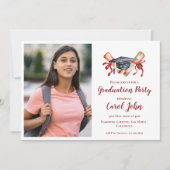 Two Photo 2025卒業エレガント会 招待状 (正面)