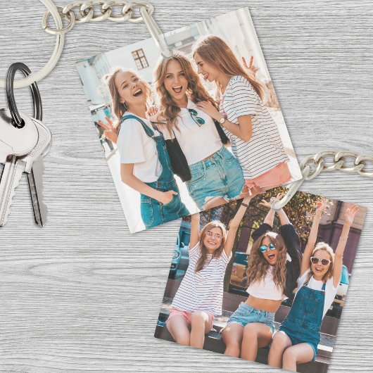 Two Photo Double Sided Friends キーホルダー