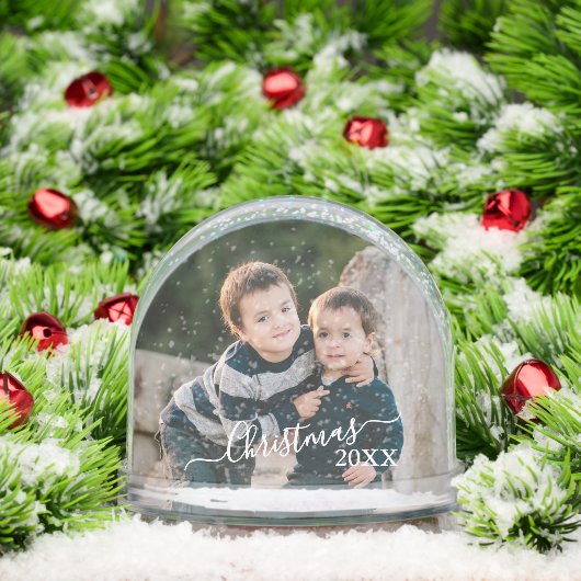 Two Photo Family Christmas 20XX Name Keepsake (クリスマス)