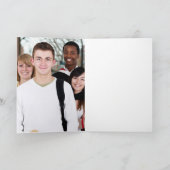 Two Photo Koala Graduation Card カード (内部)