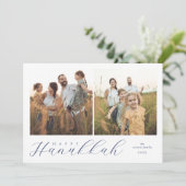 Two Photo Modern Hanukkah シーズンカード (スタンド正面)