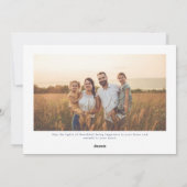 Two Photo Modern Hanukkah シーズンカード (裏面)