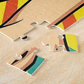 Two Pop Art Women Telling a Secret  ジグソーパズル (側面)