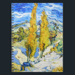Two Poplars on a Hill Vincent van Gogh ノートブック<br><div class="desc">Two Poplars on a Hill Vincent van Gogh cool,  old,  master,  masterpiece,  fine,  restored,   impressionism,  paint,  painting,  vibrant,  saturated,  colour,   beautiful,  nice,  quality,  high,  resolution,  landscape,  scenery,   post,  decoration,  colors,  paris,  france,  renewed best,  seller,  colourful, cheap</div>