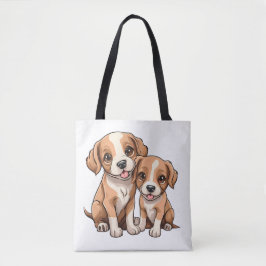 TWO PUPPIES Tote Bag トートバッグ