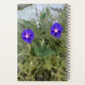 Two Purple Flowers Bullet Journal ノートブック (裏面)
