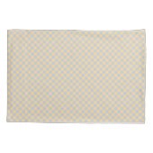 Two rectangular towels with a pastel plaid pattern 枕カバー (裏面)