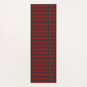 Two red and black geometric pattern ties ヨガマット (裏面)