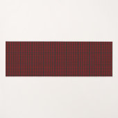 Two red and black geometric pattern ties ヨガマット (正面(横))